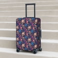 thumbnail image 5 of Yiaed Skull starry sky flower Print Travel Luggage Cover Suitcase Protector Fits 18-32 Inch Luggage Wheel Covers Patterned Elastic Luggage Anti-scratch（No luggage）-Large, 5 of 5