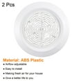thumbnail image 3 of Unique Bargains 6 Inch Adjustable Pattern Screen Grille Cover Louver Round Air Vent 2 Pack, 3 of 5