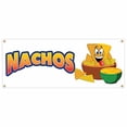 thumbnail image 2 of Nachos Bannière 18 Pouces X 48 Pouces Bannière en Vinyle Robuste 13 Oz avec Illets Simple Face, 2 of 4