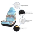 thumbnail image 6 of Yiaed Sea and Fish Print Car Seat Covers,Universal Auto Seats Protector Fits for Car,SUV Sedan,Truck,Automotive Seat Covers & Accessories-2 PCS, 6 of 9
