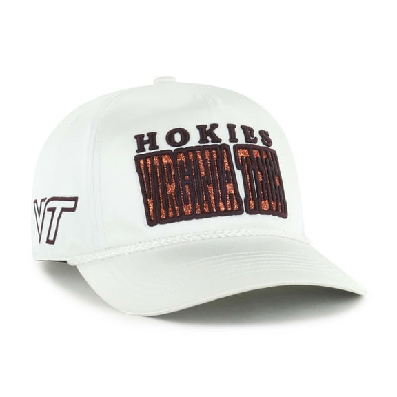 Women's '47 White Virginia Tech Hokies Outspoken Hitch Adjustable Hat