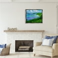 thumbnail image 2 of Stupell Industries Ocean Inlet Landscape Nature Painting Gray Floater Framed Art Print Wall Art, 31 x 25, 2 of 9