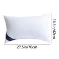 thumbnail image 3 of King Size Feather Down Pillow Medium Firm Gusseted Bed Pillow, 3 of 5