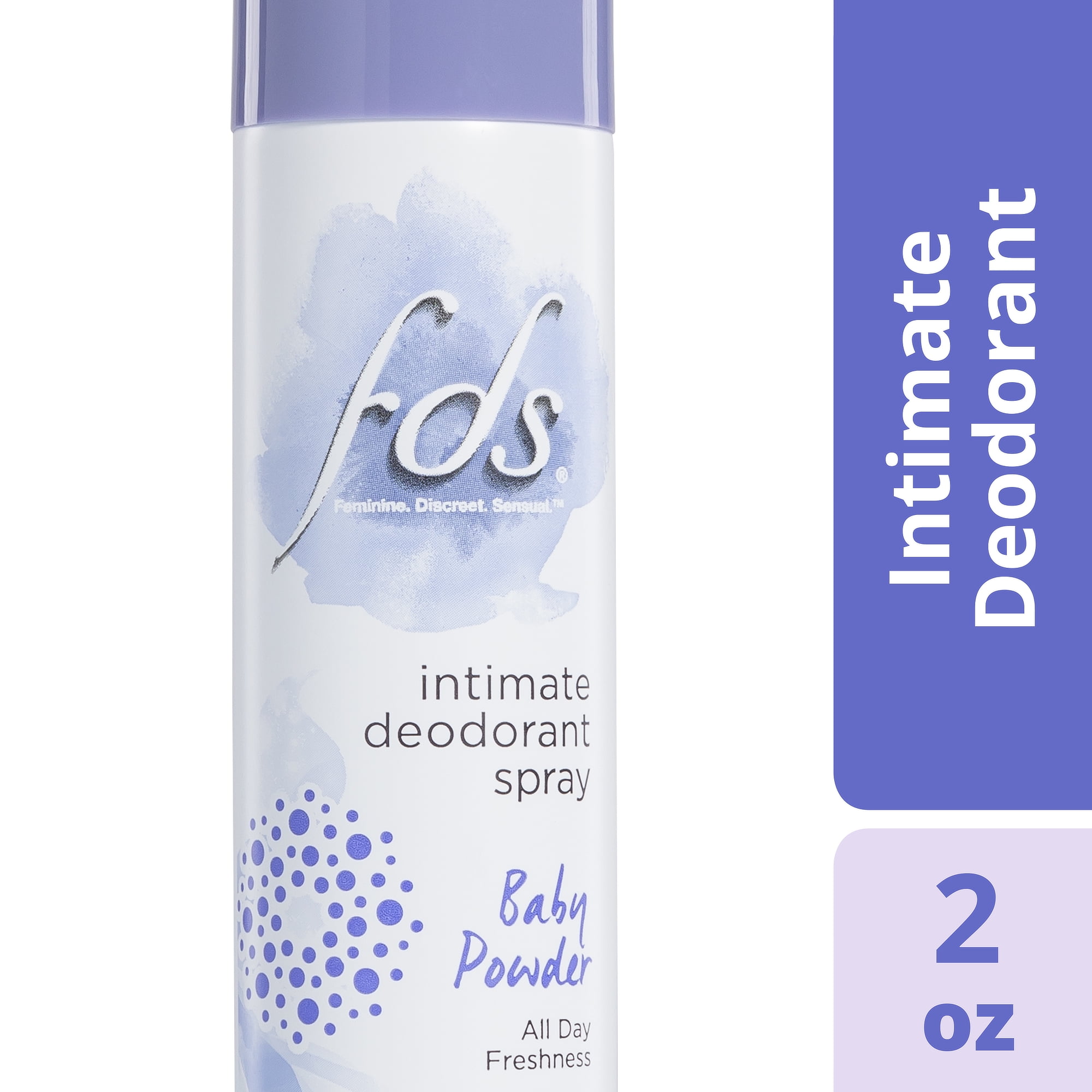 FDS Feminine Deodorant Spray, Baby Powder, 2 Oz