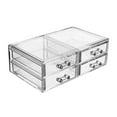 thumbnail image 4 of Organizador de escritorio con cajones, caja de almacenamiento de acrílico, organizador de cosméticos práctico D, 4 of 9