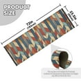 thumbnail image 5 of Yayeee Runner Rug for Bedroom 2'x6' Machine Washable Hallway Non Slip Mat, Beige Geometric, 5 of 8