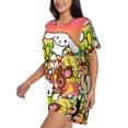 thumbnail image 2 of Lsque Sanrio Women's Short-Sleeved Pajama Set - 2 Piece Soft and Lightweight Sleepwear Set-Medium, 2 of 9