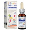 NatraBio Childrens Cold & Flu Relief Homeopathic Medicine | Kids and Infants 4 Months & Older | Congestion, Sore Throat, Nausea, Sneezing, Aches | No Sugar, No Side Effects & Non-Drowsy | 1 Fl Oz
