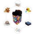 thumbnail image 7 of Yayeee Freestanding Laundry Hamper with Handle Collapsible Large Storage Basket for Clothes, Colorful Leaves, 7 of 7