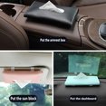 thumbnail image 4 of Sostenedor de caja de pañuelos para coche oso de fresa Negro, 4 of 5