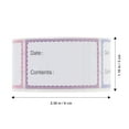 thumbnail image 4 of 1 rollo de etiquetas adhesivas para congelador, para almacenar alimentos, para refrigerador y congelador (250 etiquetas por rollo), 4 of 5