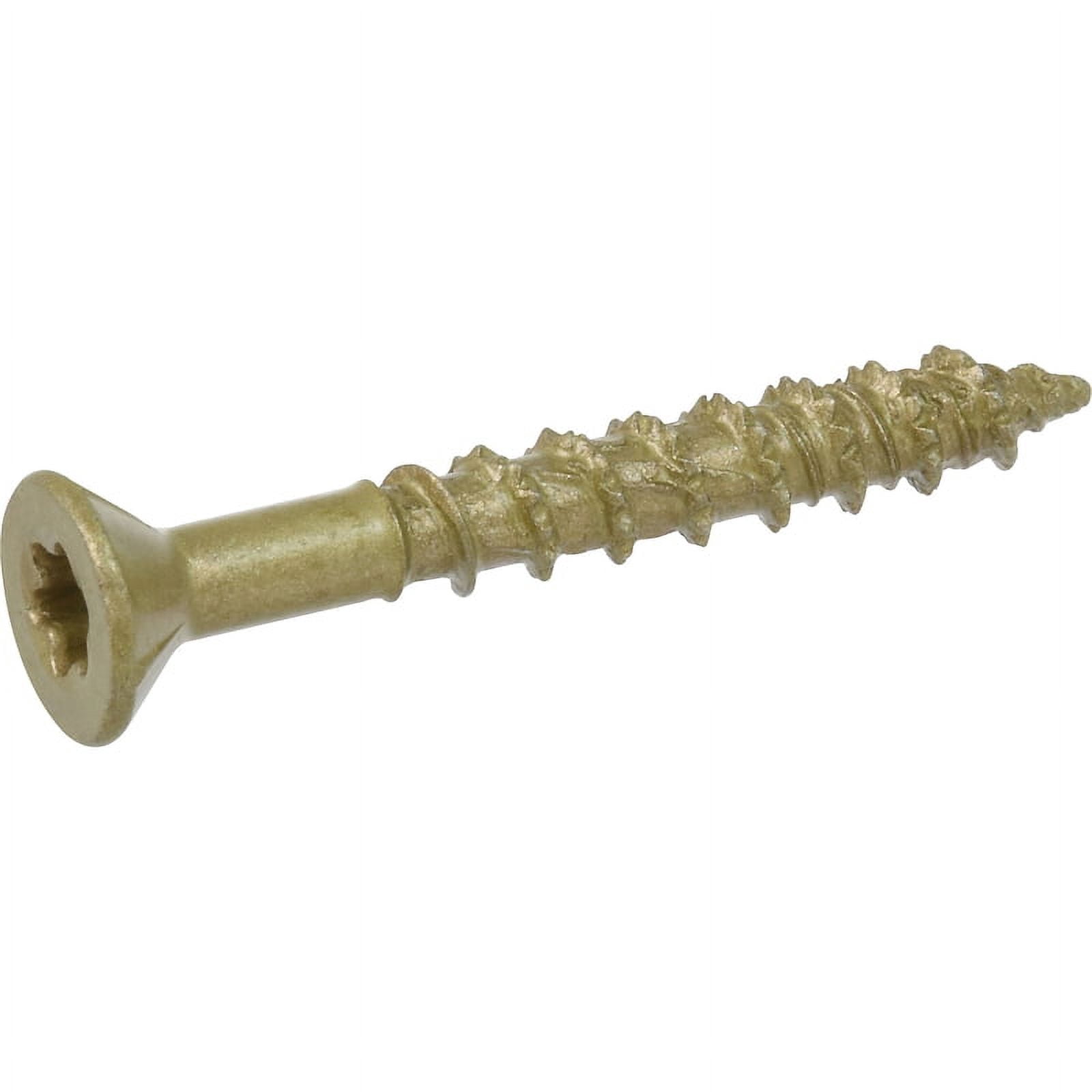 Power Pro One 5012066 No.10 x 1.5 in. 1 lbs Hillman Star Flat Head Bronze Steel Multi-Material Screw - Pack of 122