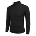 thumbnail image 6 of COOFANDY Mens Slim Fit Mock Turtleneck Thermal Pullover Sweater - Casual Basic Knitted Style, 6 of 8