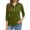 Army Green, variant on Women's Polo Shirts 3/4 Length Sleeve Slim Polo T-Shirt Lightweight Collared Top Athletic Summer Spring T-Shirt,Mint Green(S)