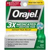 Orajel 3X Medicated For Denture Pain Gel .25 OZ