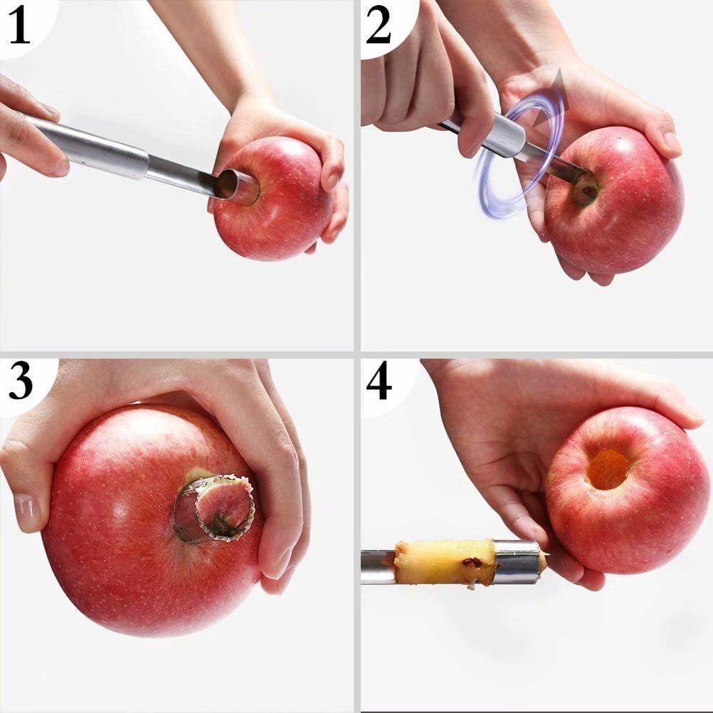Ensemble d'Évidoir et Dénoyauteur Fonctionnel, Outil de Cuisine Efficace en Acier Inoxydable pour Fruits comme la Poire, la Cerise et le Jujube Ensemble d'Évidoir et Dénoyauteur Fonctionnel, Outil de Cuisine Efficace en Acier Inoxydable pour Fruits comme la Poire, la Cerise et le Jujube