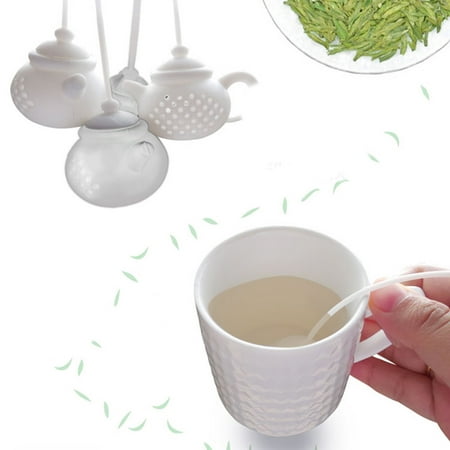 

Details About Tea Infuser Strainer Silicone Tea Bag Leaf Filter Diffuser kitchen gifts cooking utensils set kitchen appliances White