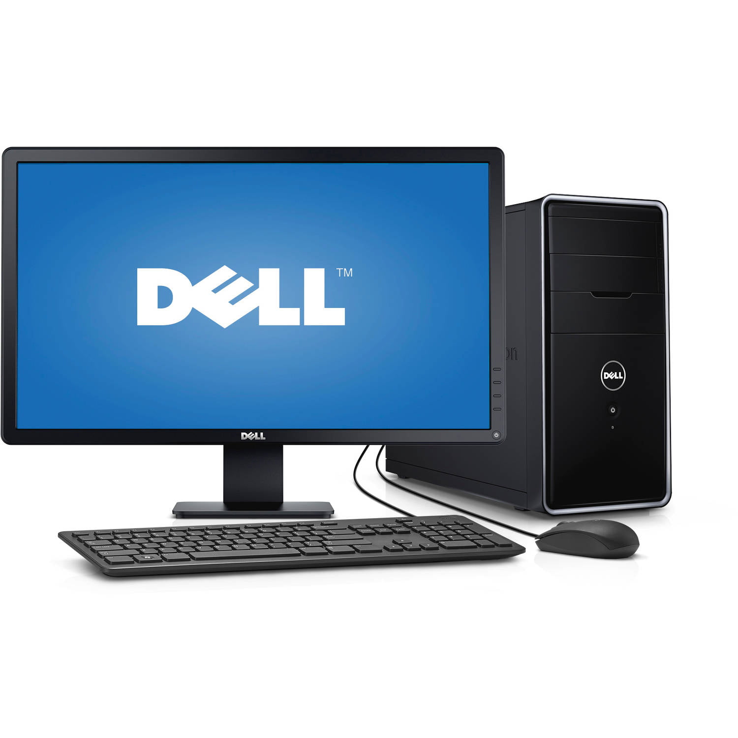 Refurbished Dell Inspiron 3847 Desktop PC with Intel Core i5-4460 Processor, 8GB Memory, 24