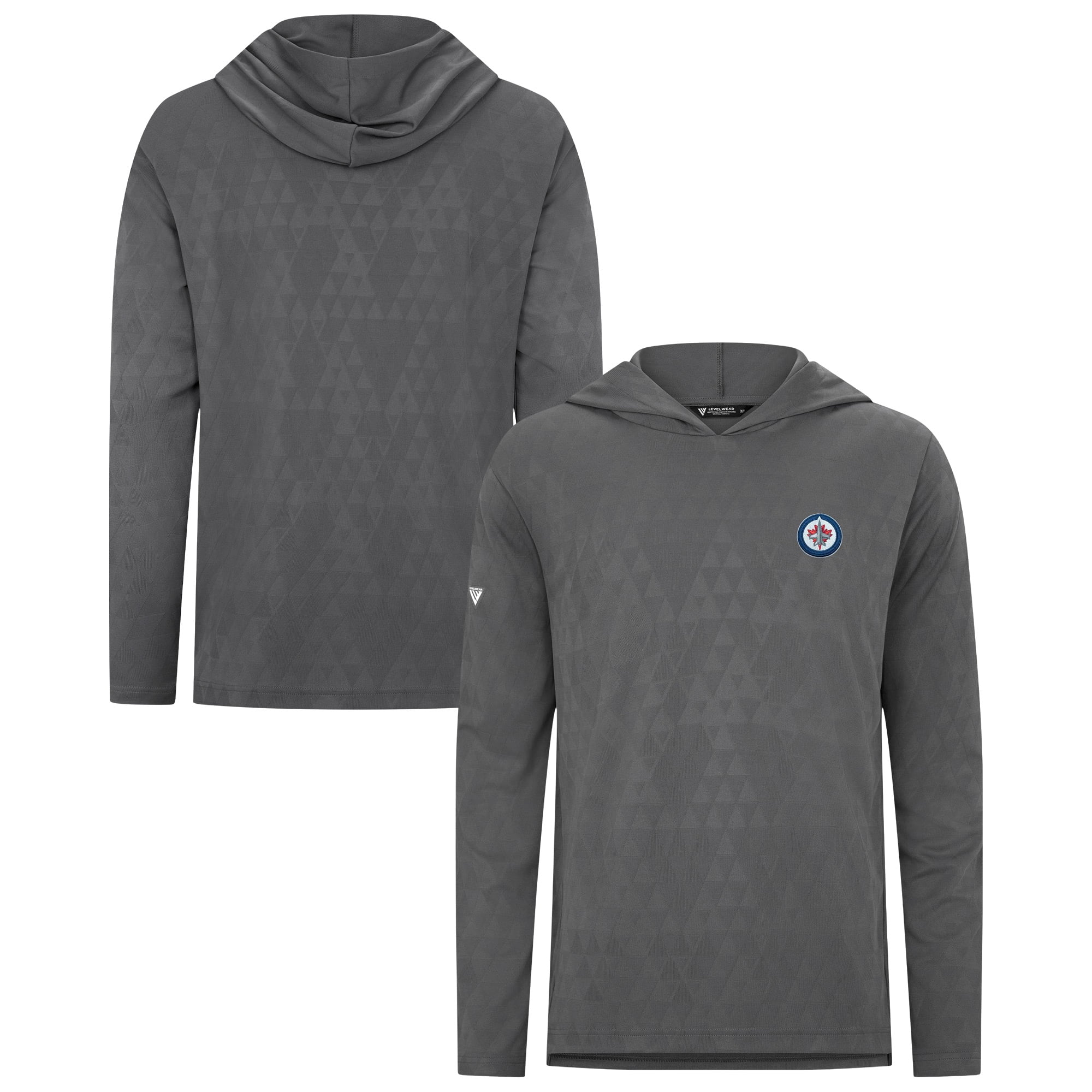 Men's Levelwear Gray Winnipeg Jets Spike Hoodie