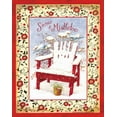 thumbnail image 2 of Babbitt, Gwendolyn 12x14 White Modern Wood Framed Museum Art Print Titled - Snow and Mistletoe, 2 of 4