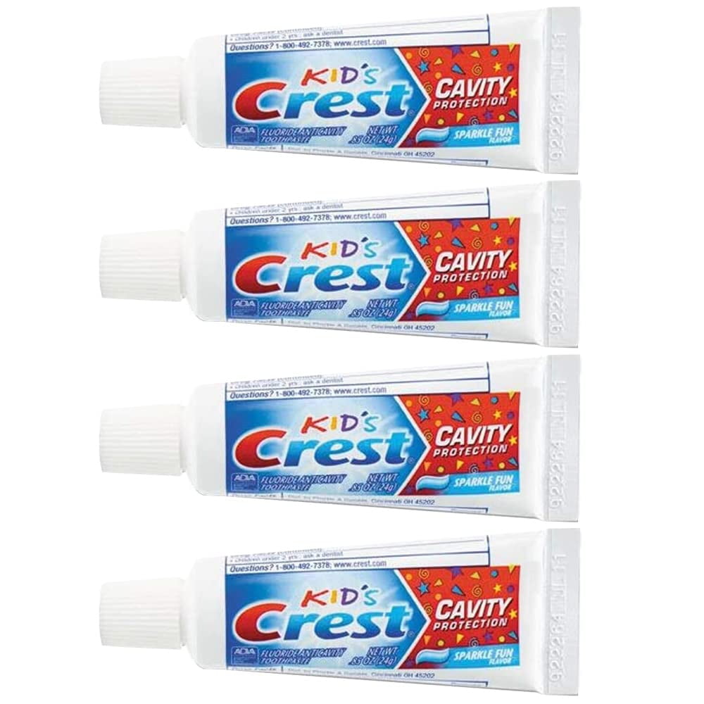 Crest Kids Cavity Protection Toothpaste, Sparkle Fun, Travel Size 0.85 ...