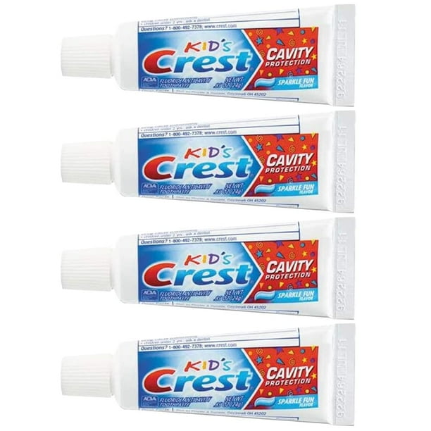 Crest Kids Cavity Protection Toothpaste, Sparkle Fun, Travel Size 0.85