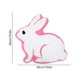 thumbnail image 3 of Alfombra de baño – Esterilla para conejos de Pascua, moqueta no deslizante, microfibra de poliéster súper absorbente y suave, decoración de primavera para las fiestas, rosa, 19,6 x 19,6 pulgadas, 3 of 7