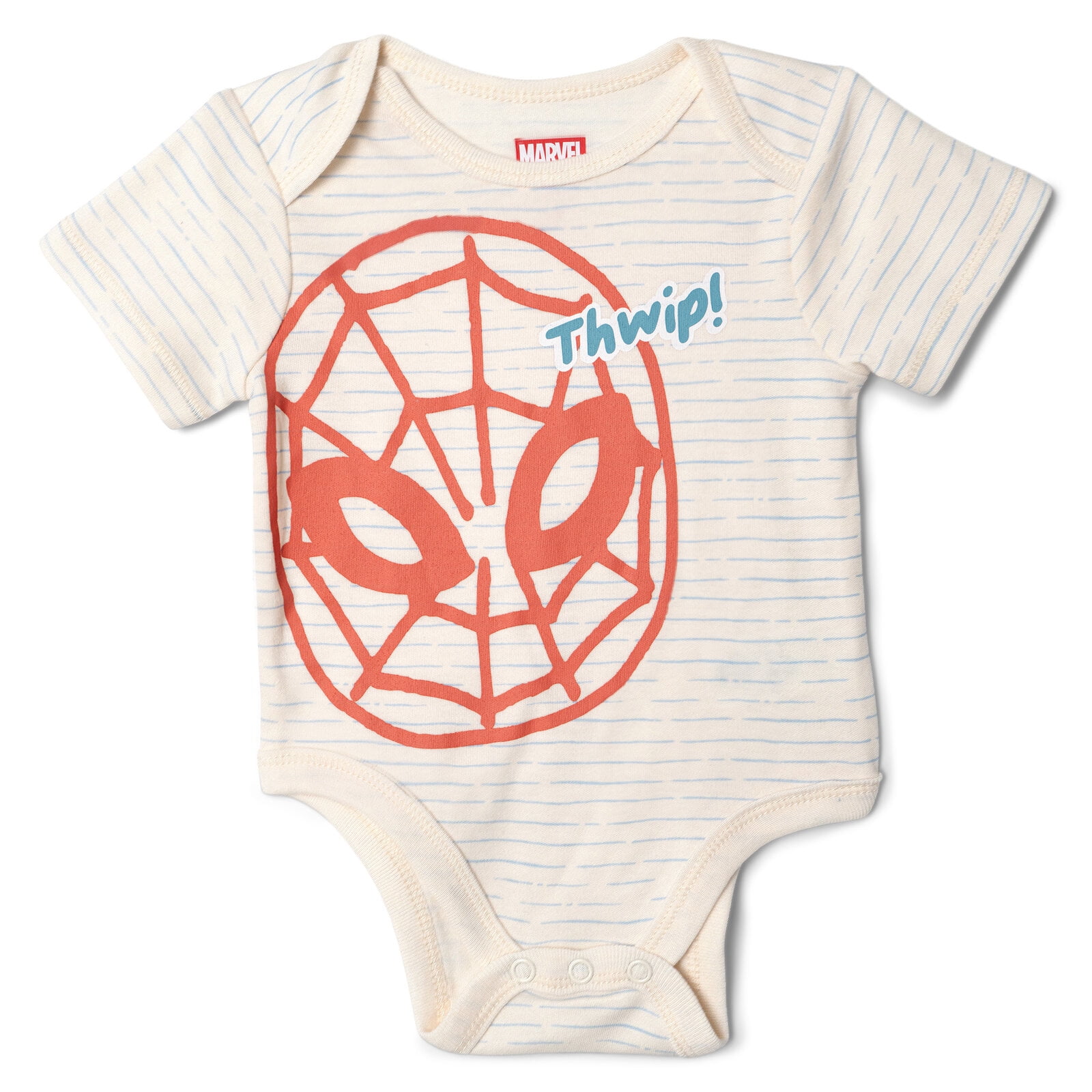 Marvel Avengers Spider-Man Iron Man Captain America 5 Pack Bodysuits Newborn to Infant