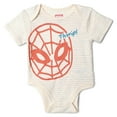 thumbnail image 2 of Marvel Avengers Spider-Man Iron Man Captain America 5 Pack Bodysuits Newborn to Infant, 2 of 5