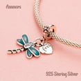 thumbnail image 6 of ROSIANNA Heart Enamel Bracelet Charm, 925 Sterling Silver, 6 of 6