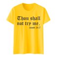 thumbnail image 4 of B91xZ Hauts à Manches Courtes pour Femmes Col en V Printemps Blouses de Plage Amples, Jaune m, 4 of 4