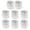 Silver, variant on Farfi 8Pcs/Set Serviette Circles Anti-deformation Rustproof Hollow Design Rhinestone 8 Rows Banquet Cloth Napkin Button for Party (Silver)