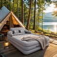 thumbnail image 4 of SLLINGLUO 18" Portable Air Bed with Pump, Inflatable Air Mattresses with Headboard, Queen, 4 of 14