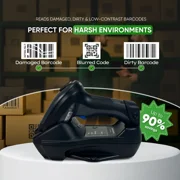 Datalogic PowerScan PM9501 + BC9030 – Industrial 910MHz Wireless Barcode Scanner