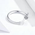 thumbnail image 3 of Sonducket Anillo de flores rosas Estilo elegante Plata Abierto Ajustable Mujeres Forma de flor Joyería Accesorio de moda Día de la madre Ropa, zapatos y accesorios Miscelánea, 3 of 6
