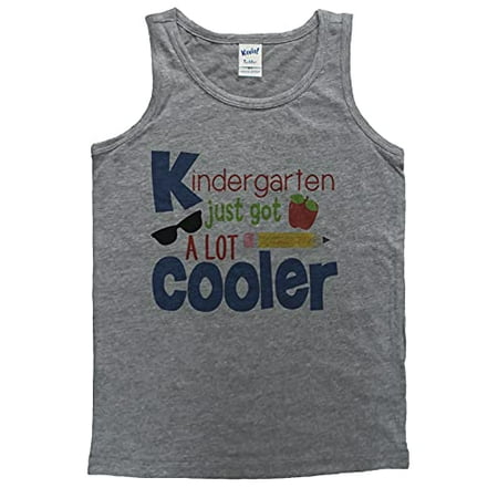 

7 ate 9 Apparel Boy s School Kindergarten Cooler Grey Tank Top