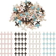 thumbnail image 1 of 80 dijes de esmalte en 4 colores, dorado claro, de una sola cara, con aro de aleación, crucifijo, de metal, sagrado., 1 of 7