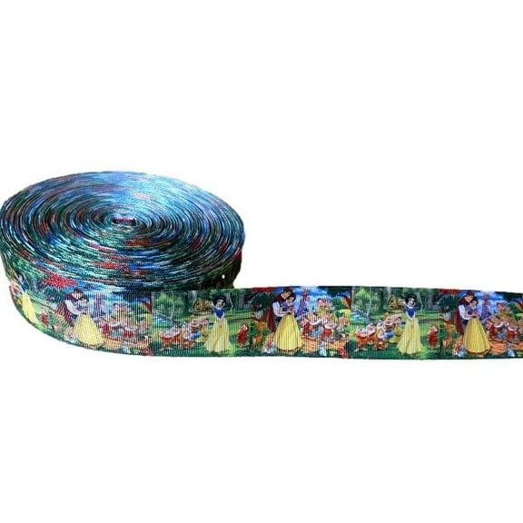 Snow White And The Seven Dwarfs 1.5" Wide 3 Yards Long Repeat Ribbon