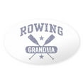 thumbnail image 1 of CafePress - Rowing Grandma - Sticker (Oval), 1 of 1