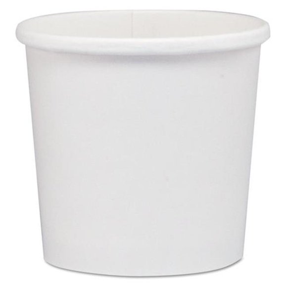 Solo Cup HS4125WH 3.06 in. 12 oz Flexstyle Double Poly Paper Containers, White - 25 per Bag