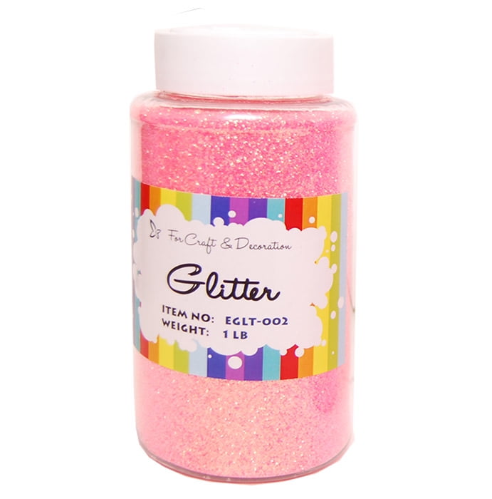 1lb SUPER FINE GLITTER POWDER 16 oz Coral