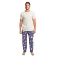 thumbnail image 5 of Nightmare Before Christmas AOP Mens Purple Sleep Pajama Pants-Small, 5 of 5
