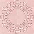 thumbnail image 1 of Ahgly Company Machine Washable Indoor Square Transitional Light Coral Pink Area Rugs, 7' Square, 1 of 7