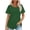 Green, variant on Army Green S WIZUTIZ Top for Women Holiday Saving Casual Cotton Blend Pure Colour Tee Solid Linen Round Neck Tshirts Summer-Beach Short Sleeve Cozy Style T-shirt Oversize Tunics Tshirt Plain Ladies B