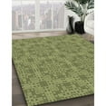 thumbnail image 3 of Ahgly Company Machine Washable Indoor Rectangle Transitional Green Area Rugs, 2' x 5', 3 of 7