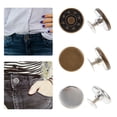 thumbnail image 2 of Shisuyan Silver Jeans Buttons Tool Free Installation 15Pcs 0.2X0.6X0.6In, 2 of 8