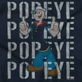 thumbnail image 2 of Popeye The Sailor Man On Repeat Retro Women's T Shirt Ladies Tee Brisco Brands S, 2 of 5