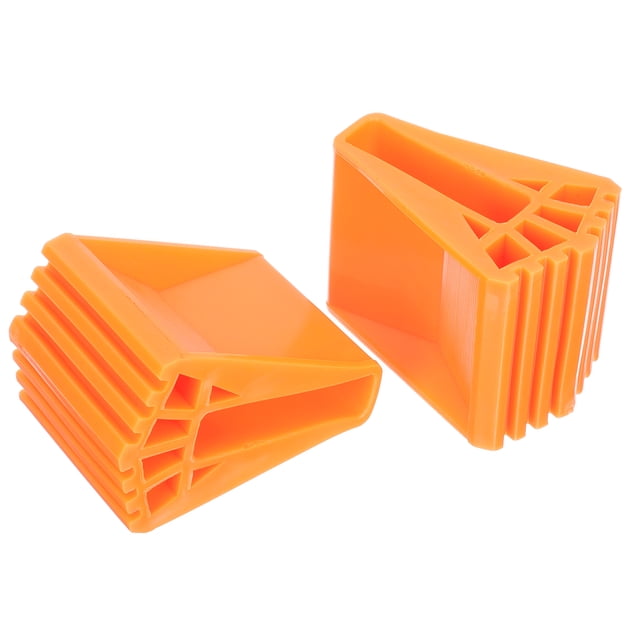 Shisuyan Non Skid Ladder Feet Pad Orange 2Set 3.7X2.5X2.5In
