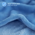 thumbnail image 3 of Howarmer Large Blue Fleece Throw Blankets, King Size Soft Fuzzy Blanket for Women Men and s, All Season Lightweight Microfiber Fluffy Blanket, 90 x 108 inch, 3 of 7