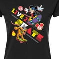 thumbnail image 3 of Disney - Standard Sports - Live to Skate - Juniors Fitted Graphic T-Shirt, 3 of 5